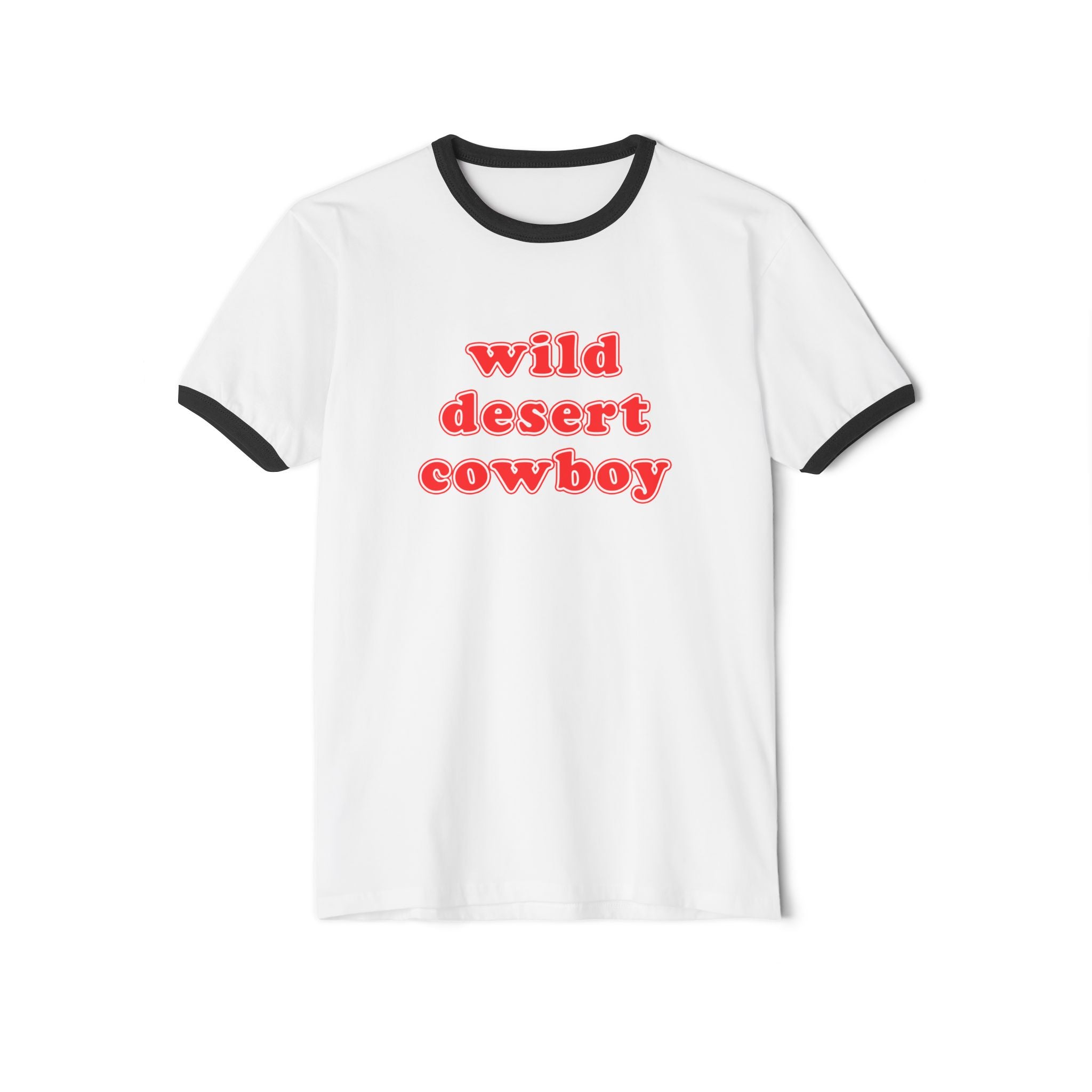 Wild Desert Cowboy Ringer Shirt Black/Heather/Grey