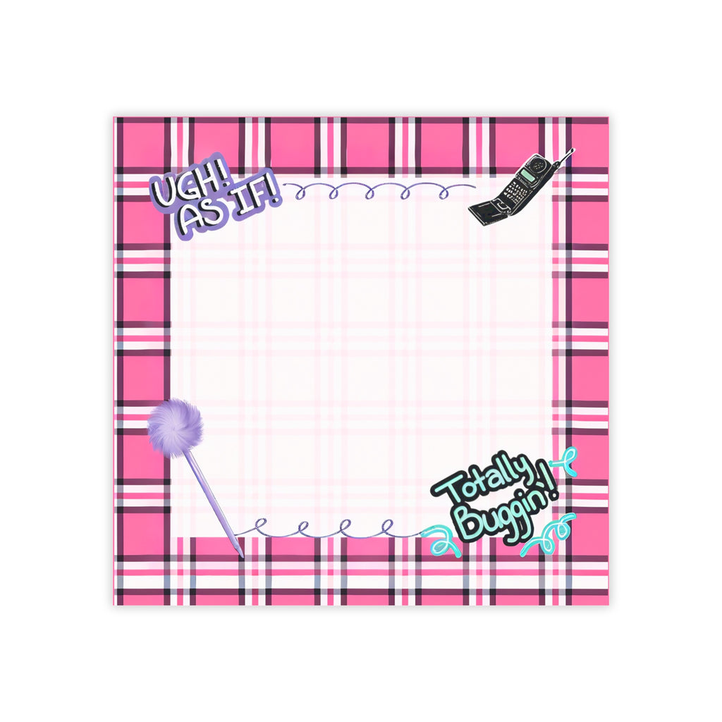 Clueless Retro Post-it® Notes in Pink