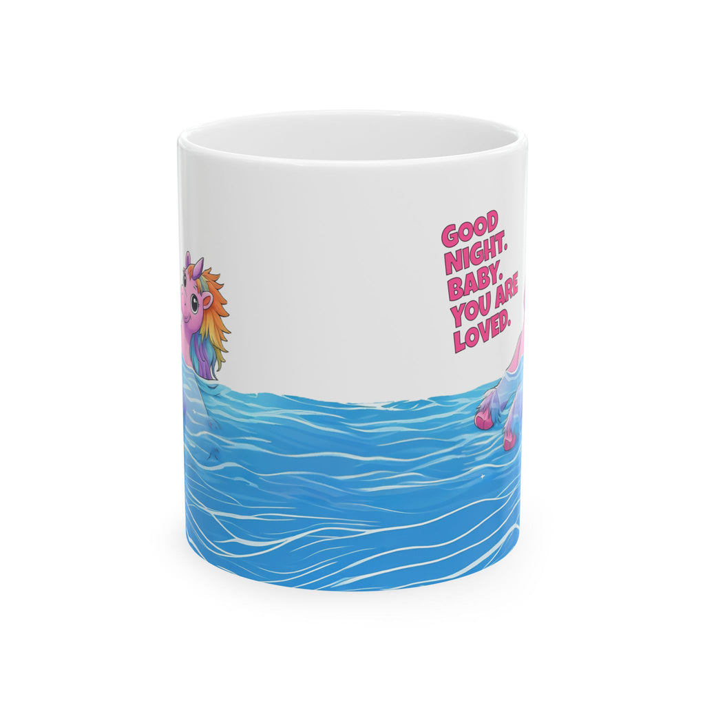 Good Night Baby, You are Loved Unicorn Mug