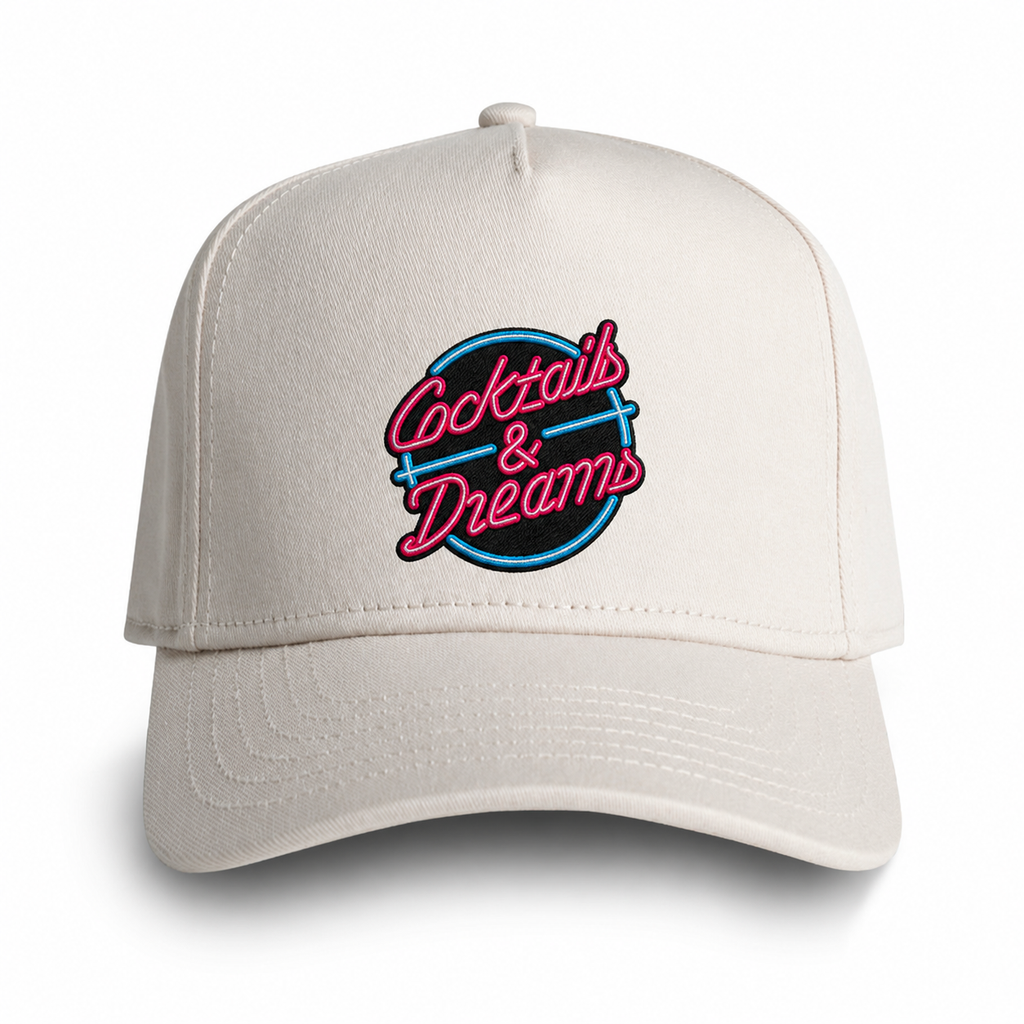 Cocktails & Dreams Embroidered Hat
