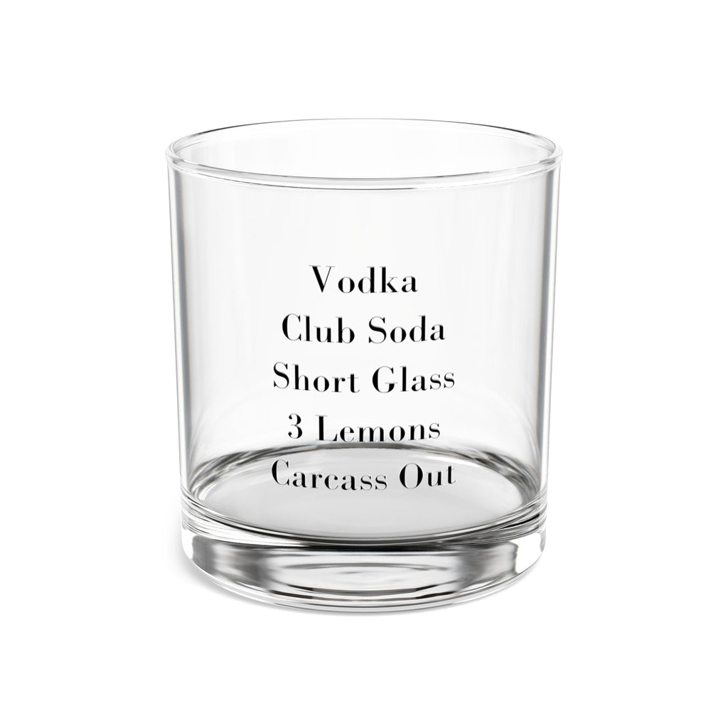 Vodka Soda 3 Lemons Carcass Out Rocks Glass