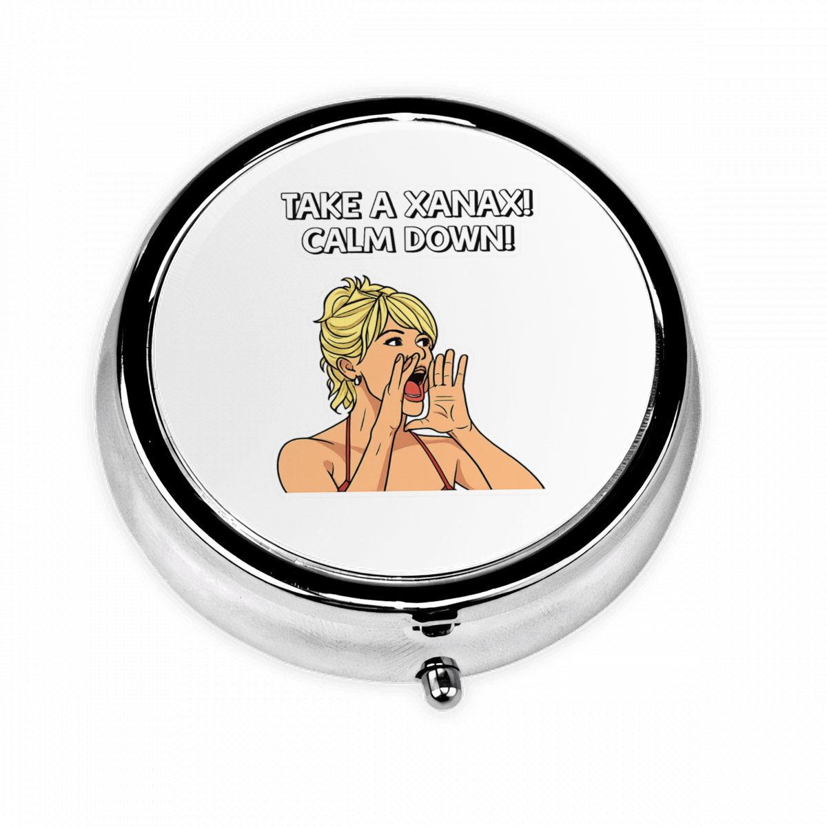 Take a Xanax Calm Down Pill Case