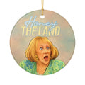 Sylvia Browne Honey the Land Holiday Ceramic Ornament