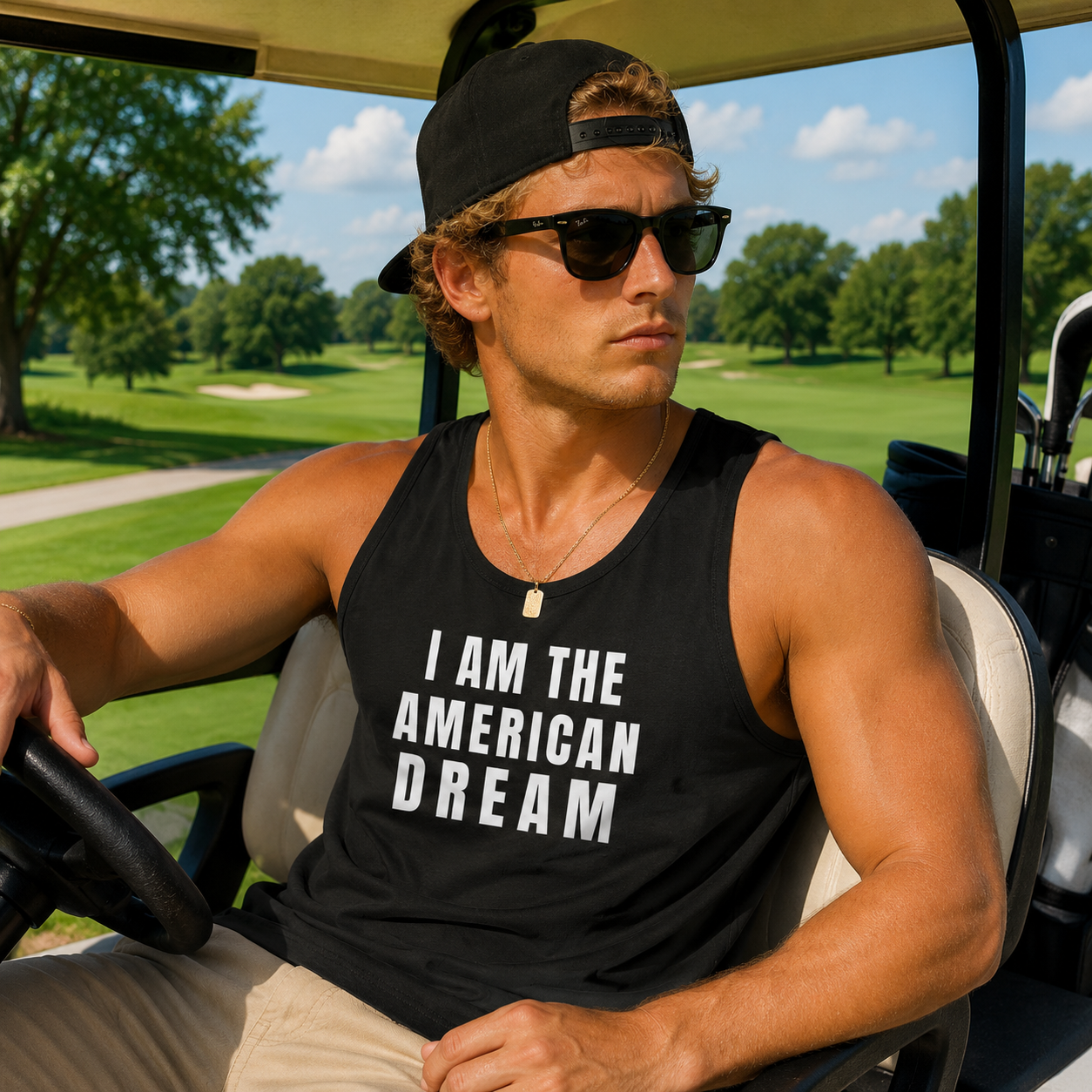 I Am The American Dream Unisex Tank Top