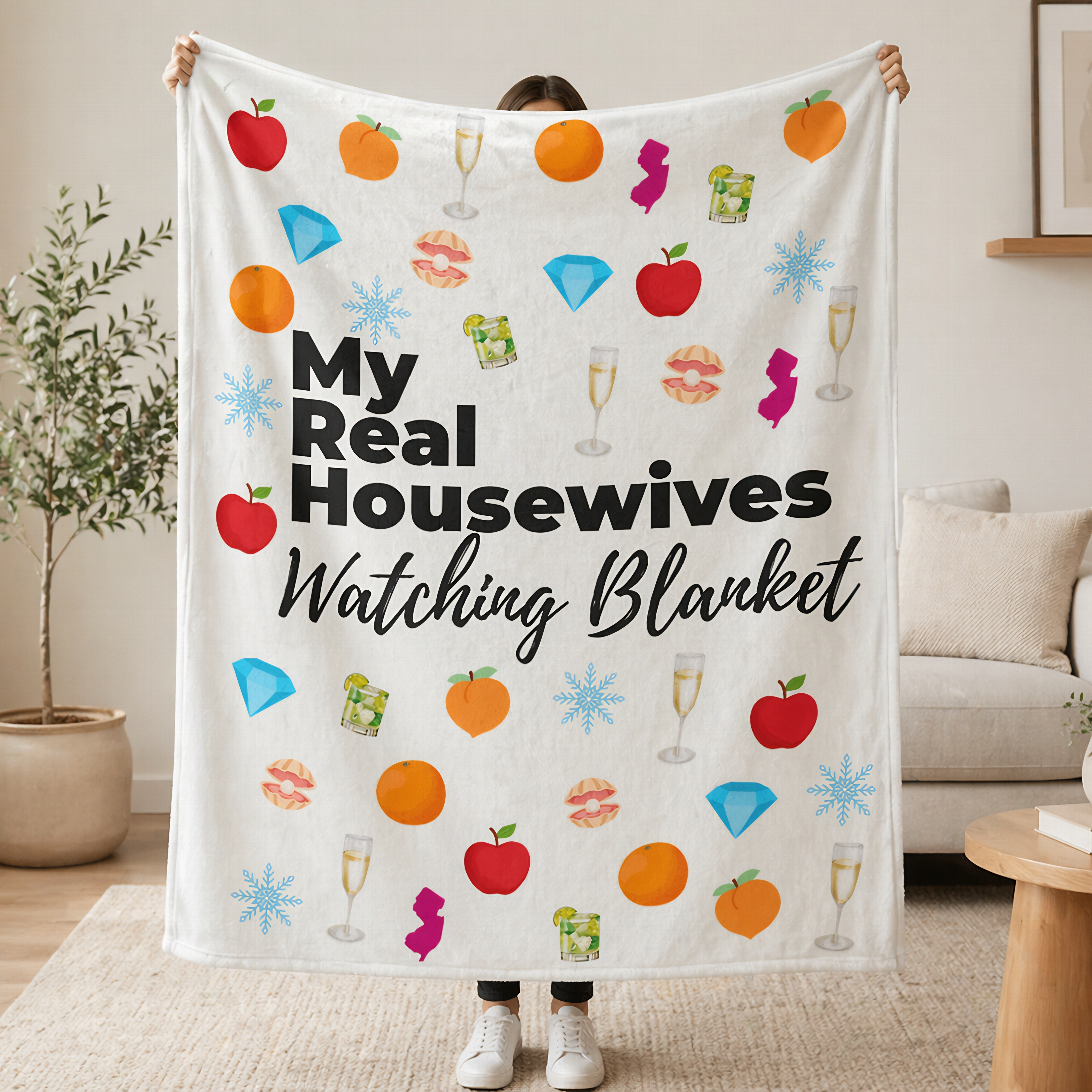 Fleece Real Housewives Watching Blanket