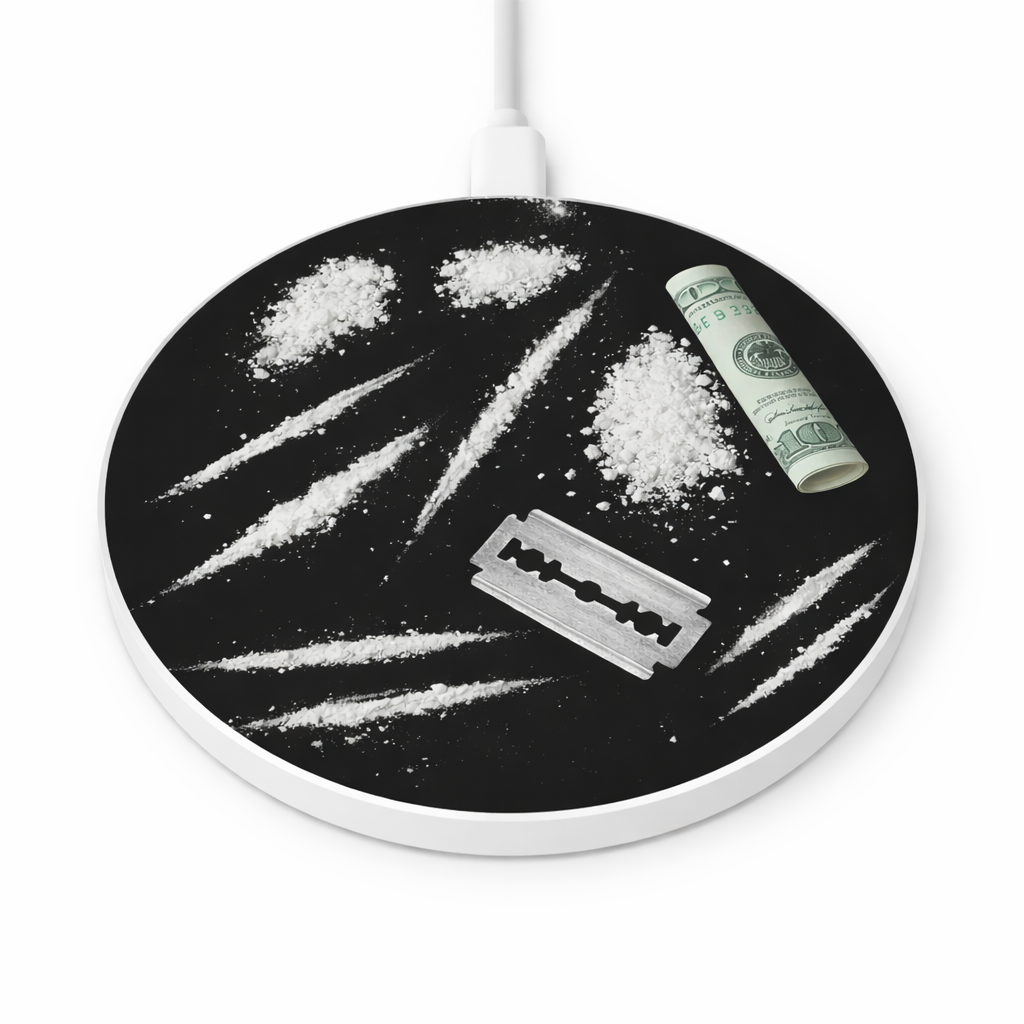Blow Wireless Phone Charger | The Pad Is Real, The Powder Isn’t