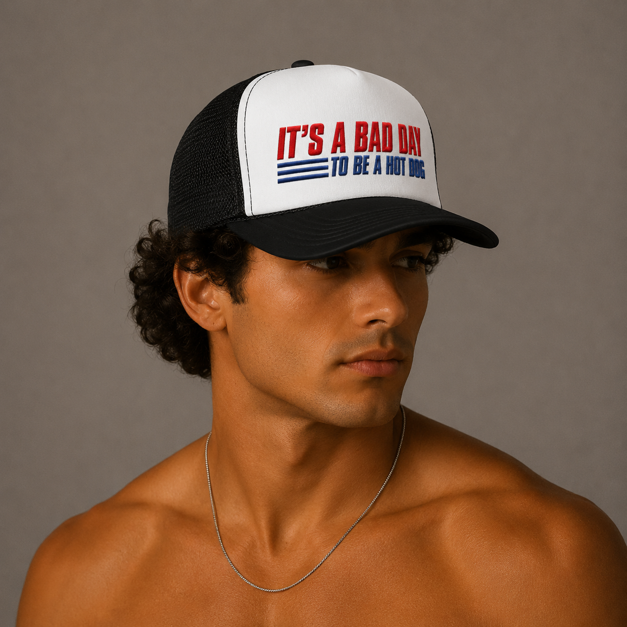 It's a Bad Day to Be a Hot Dog Embroidered Snapback