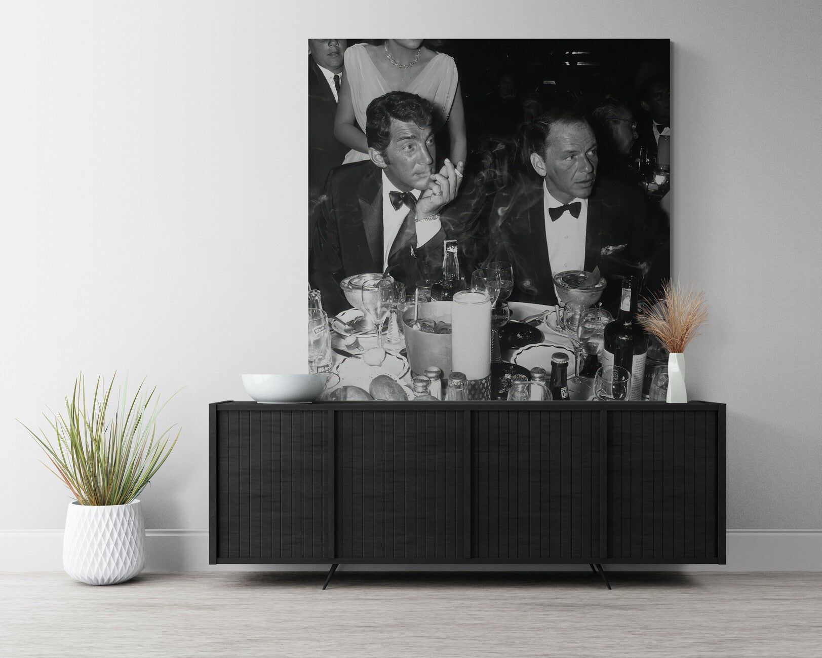 Rat Pack Canvas Print: Frank Sinatra & Dean Martin