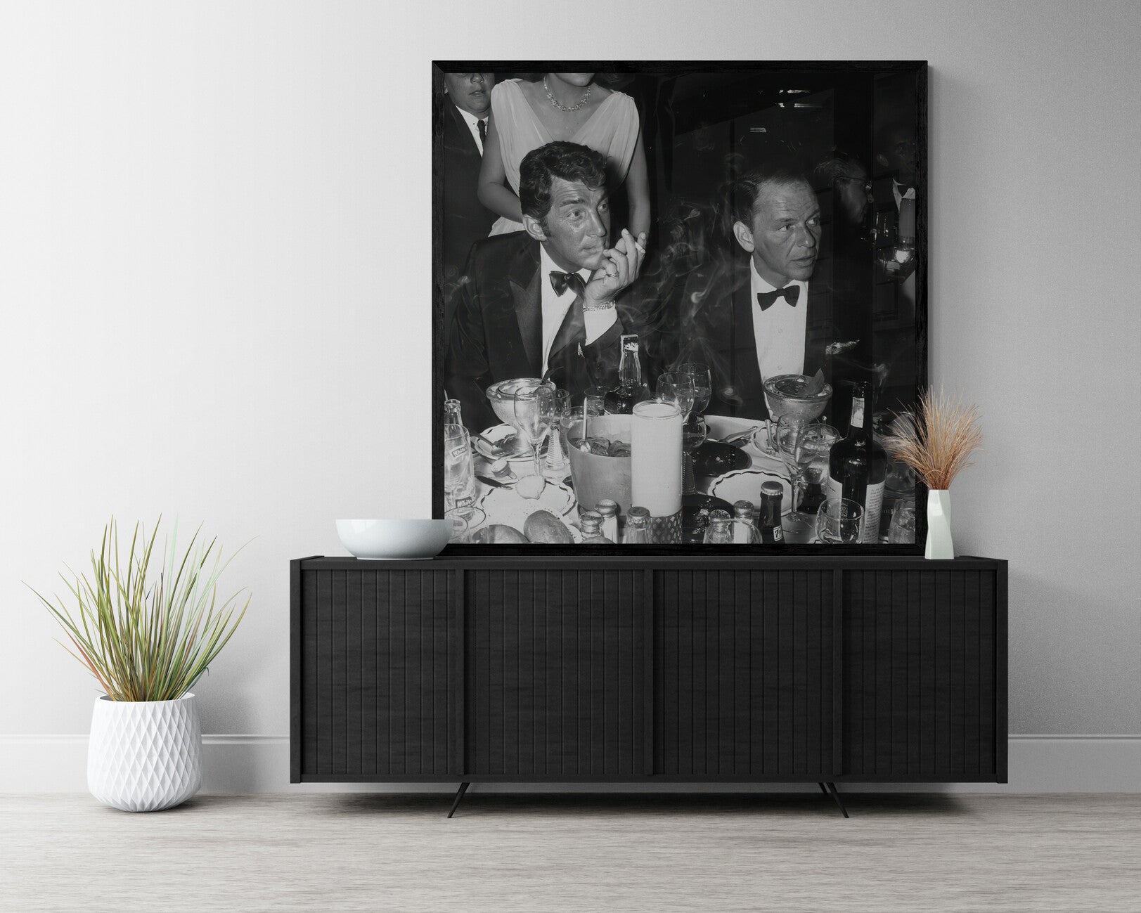 Rat Pack Canvas Print: Frank Sinatra & Dean Martin