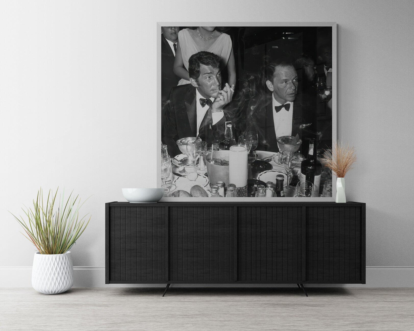 Rat Pack Canvas Print: Frank Sinatra & Dean Martin
