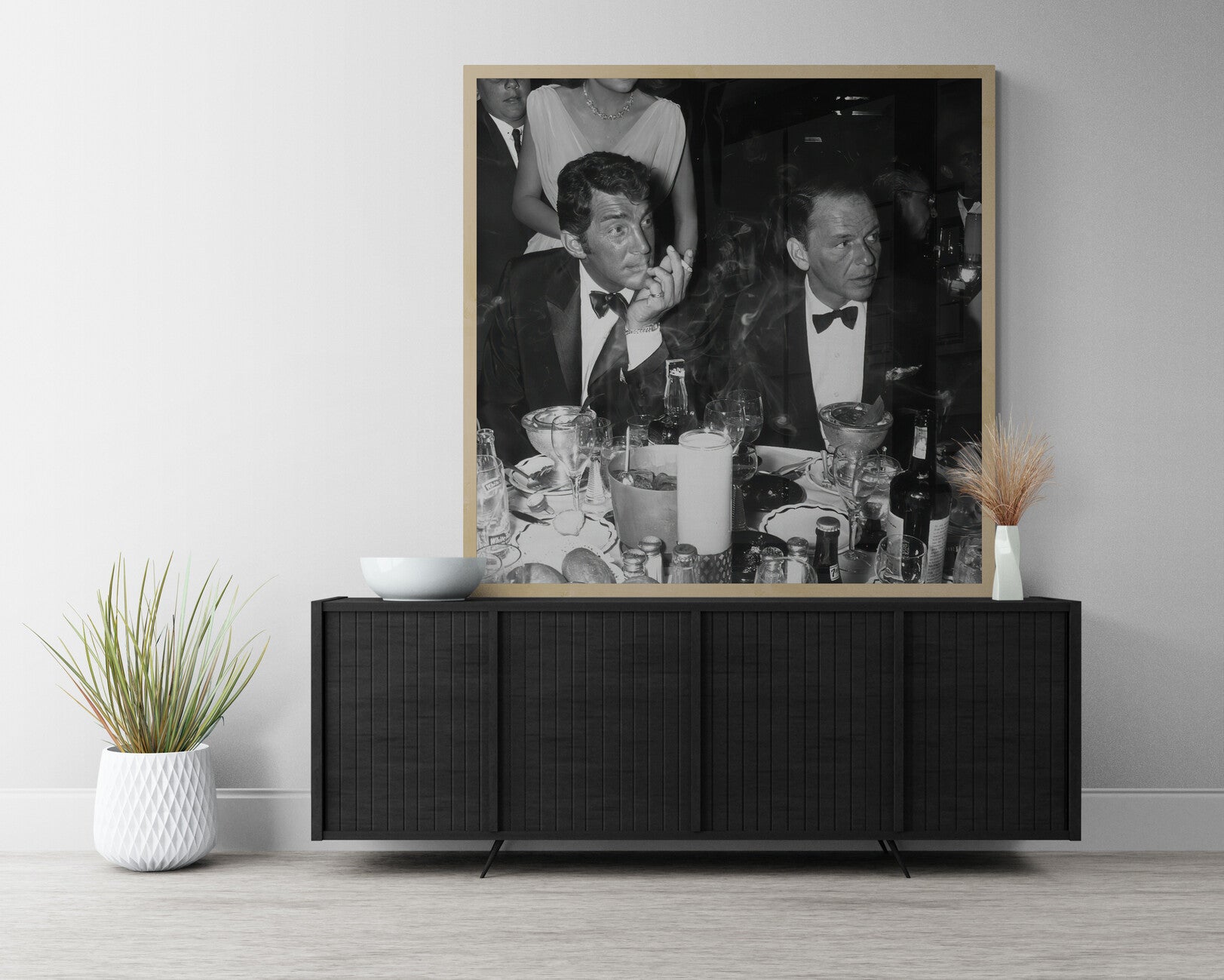 Rat Pack Canvas Print: Frank Sinatra & Dean Martin