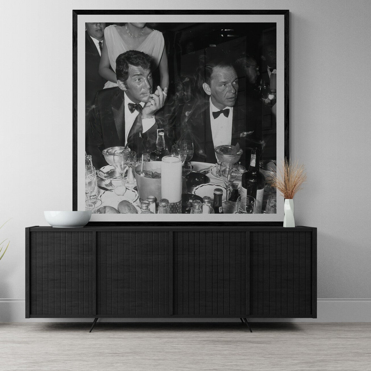 Rat Pack Canvas Print: Frank Sinatra & Dean Martin