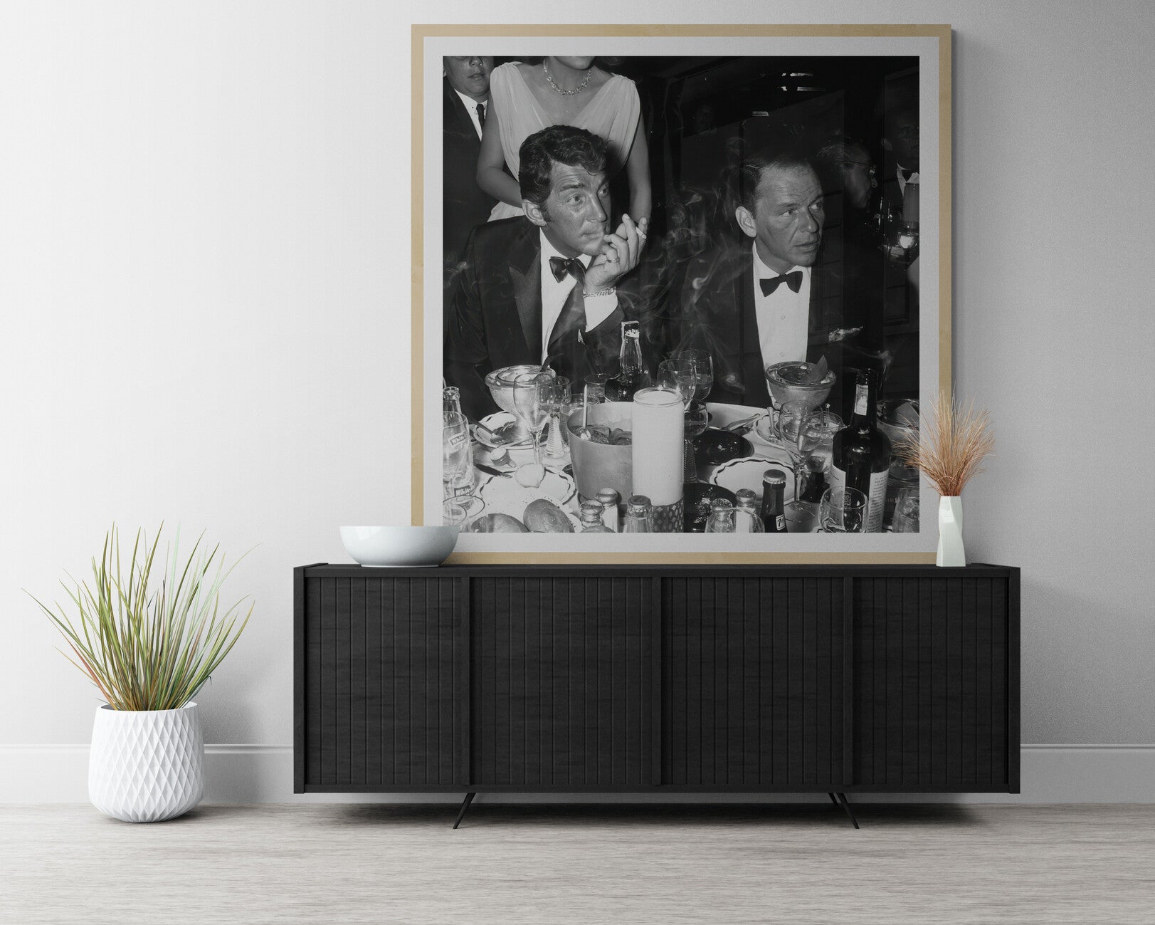 Rat Pack Canvas Print: Frank Sinatra & Dean Martin
