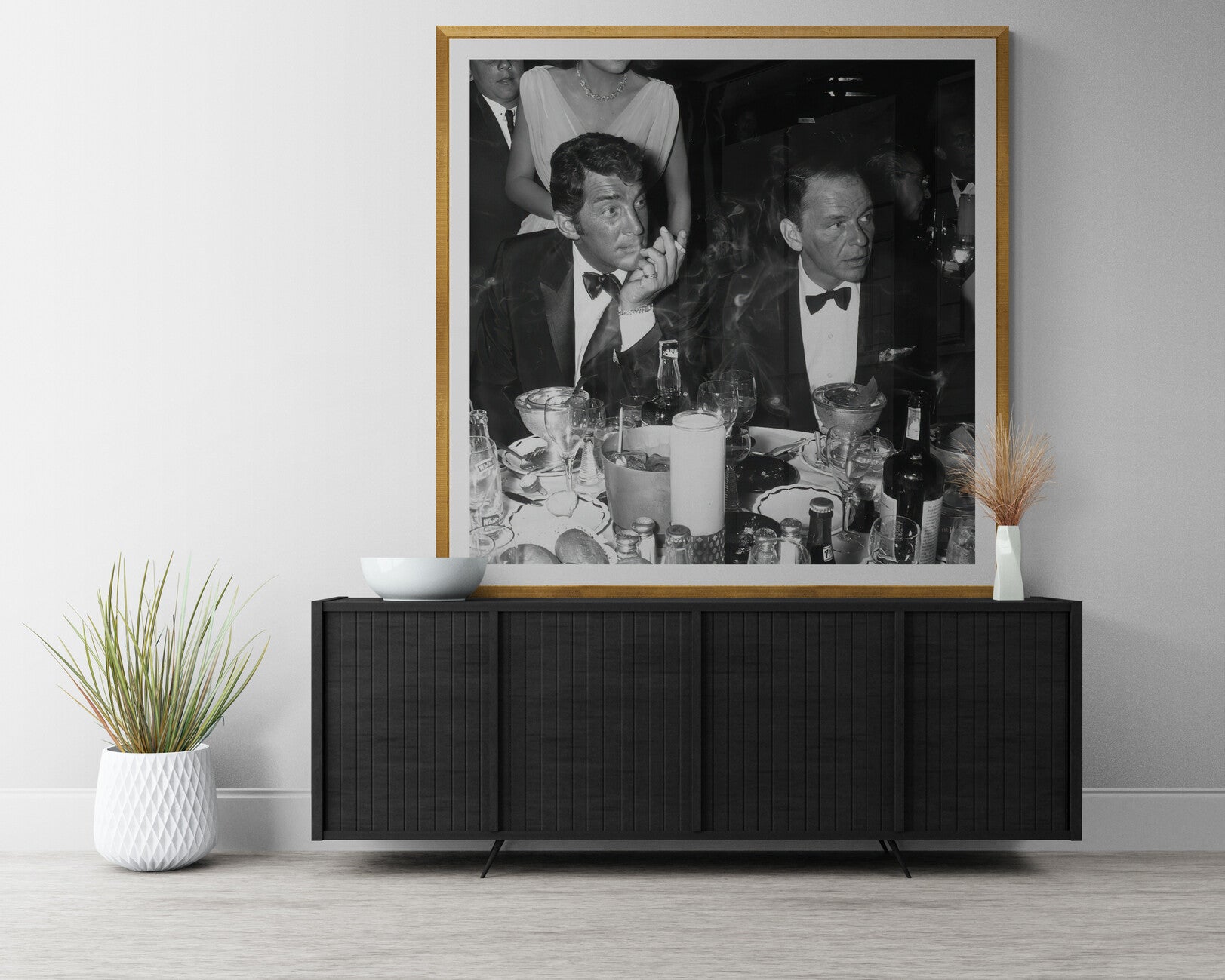 Rat Pack Canvas Print: Frank Sinatra & Dean Martin