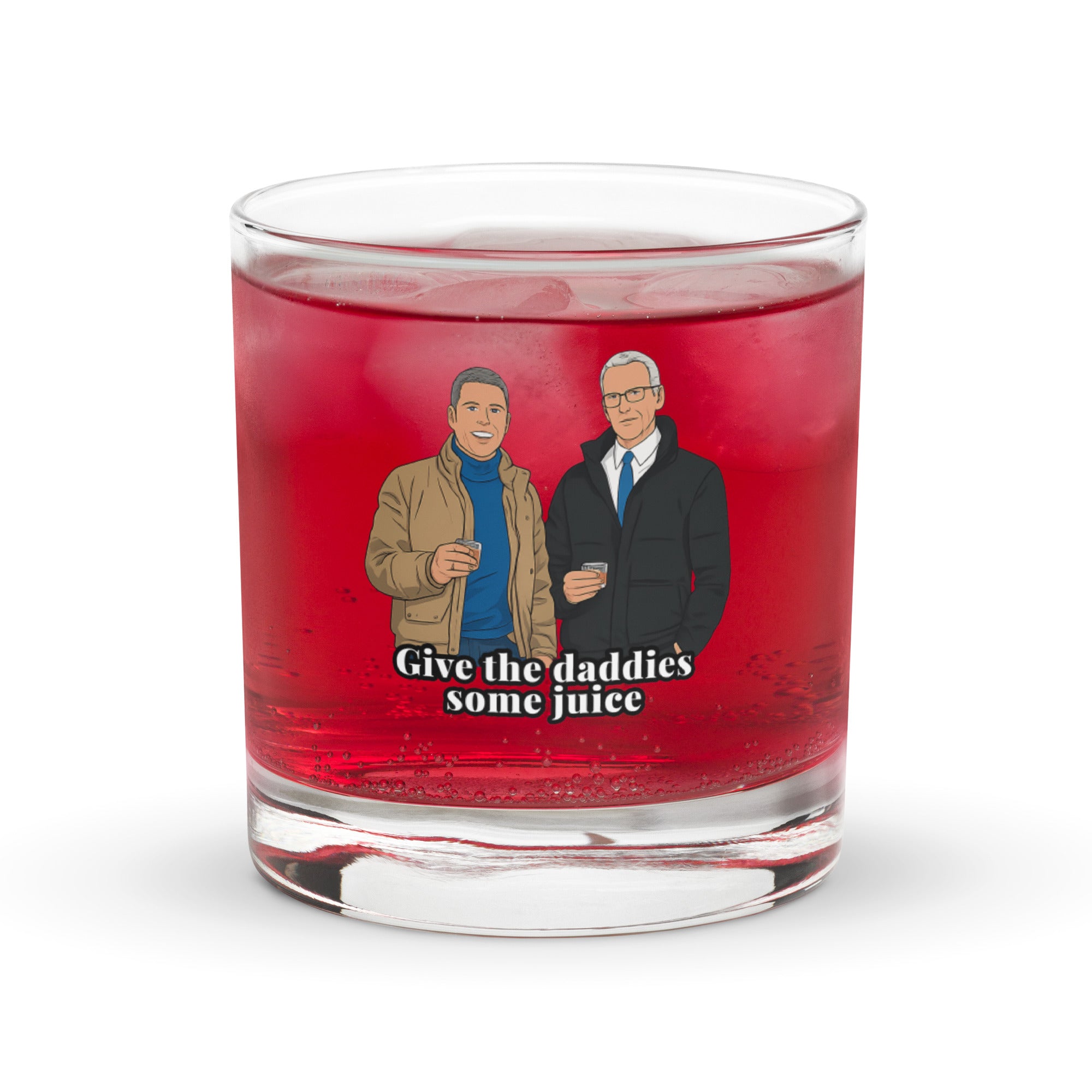 'Give the Daddies Some Juice' Rocks 10.5oz Glass