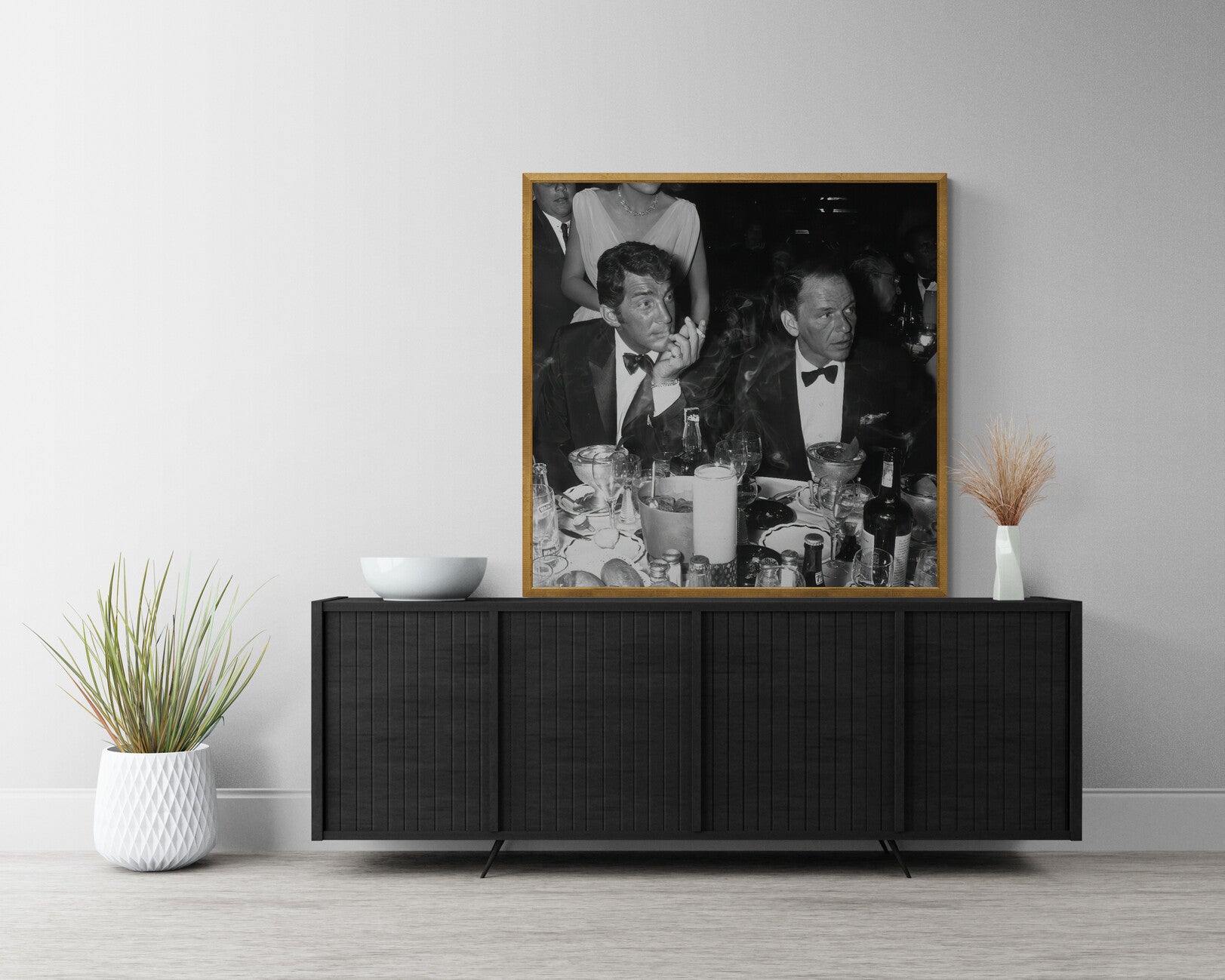 Rat Pack Canvas Print: Frank Sinatra & Dean Martin